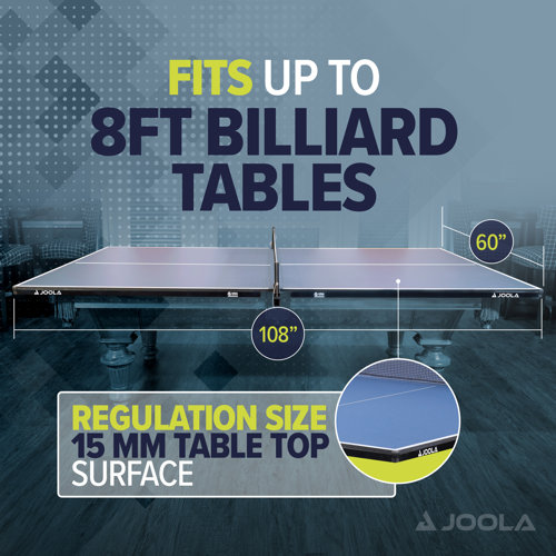 JOOLA Table Tennis Conversion Top Full Sized MDF Ping Pong Table Top